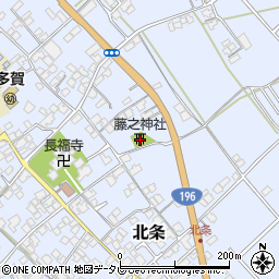 愛媛県西条市北条695周辺の地図