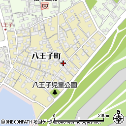 山口県宇部市八王子町3-15周辺の地図