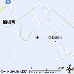 徳島県阿南市楠根町盛大周辺の地図