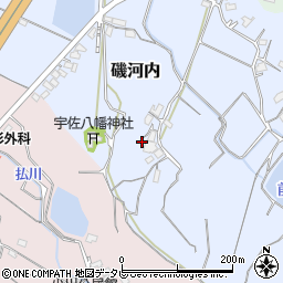 愛媛県松山市磯河内甲-427周辺の地図