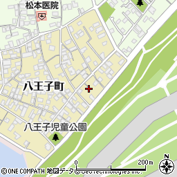 山口県宇部市八王子町15-37周辺の地図