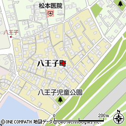 山口県宇部市八王子町3-21周辺の地図