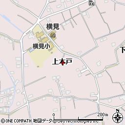 徳島県阿南市横見町上木戸周辺の地図