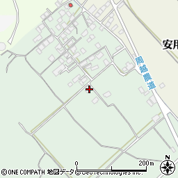 愛媛県西条市安用607-2周辺の地図