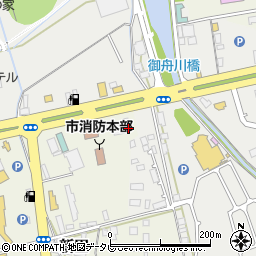 麺場 田所商店 西条周辺の地図