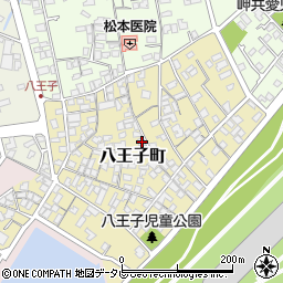 山口県宇部市八王子町5-14周辺の地図