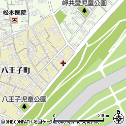 山口県宇部市八王子町15-15周辺の地図