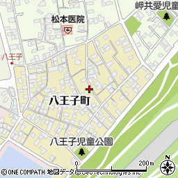 山口県宇部市八王子町3-6周辺の地図