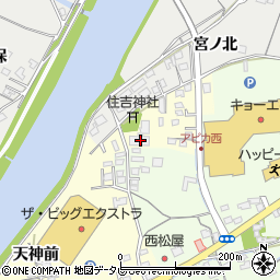 徳島県阿南市領家町天神原454周辺の地図