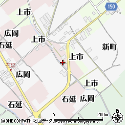 愛媛県西条市石延12周辺の地図