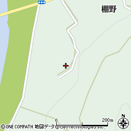 徳島県勝浦郡勝浦町棚野仮家周辺の地図
