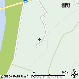 徳島県勝浦町（勝浦郡）棚野（仮家）周辺の地図
