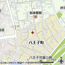 山口県宇部市八王子町5周辺の地図