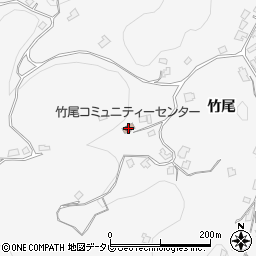 竹尾コミュニティーセンター周辺の地図
