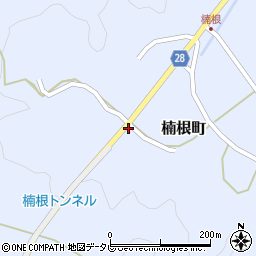 徳島県阿南市楠根町周辺の地図