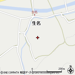 徳島県勝浦郡勝浦町生名石垣周辺の地図