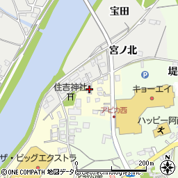 徳島県阿南市領家町天神原461-2周辺の地図