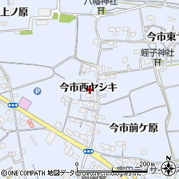 徳島県阿南市宝田町今市西ヤシキ24周辺の地図