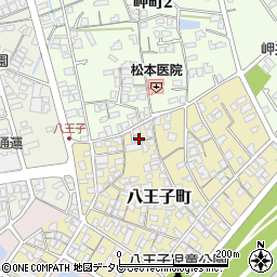 山口県宇部市八王子町5-36周辺の地図