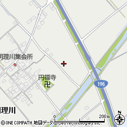 〒799-1345 愛媛県西条市明理川の地図