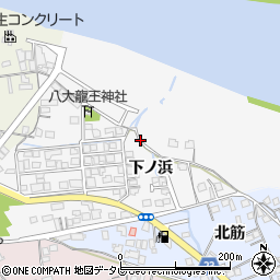徳島県阿南市向原町周辺の地図