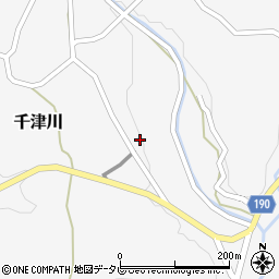 和歌山県日高郡日高川町千津川4980周辺の地図