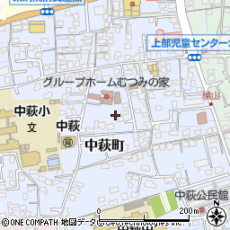 愛媛県新居浜市中萩町9周辺の地図