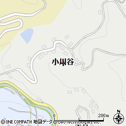 愛媛県松山市小川谷周辺の地図
