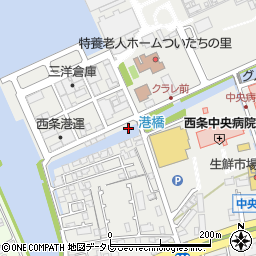 港橋周辺の地図