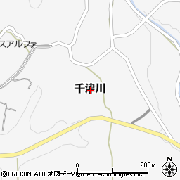 和歌山県日高郡日高川町千津川周辺の地図