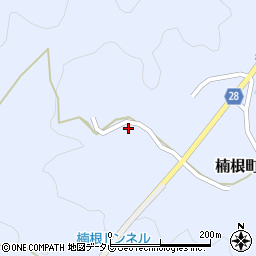 徳島県阿南市楠根町美濃谷1-2周辺の地図