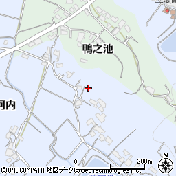 愛媛県松山市磯河内甲-587周辺の地図