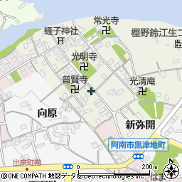徳島県阿南市黒津地町末広36周辺の地図