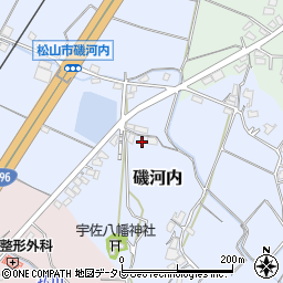 愛媛県松山市磯河内甲-354周辺の地図