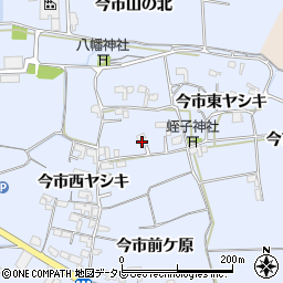 徳島県阿南市宝田町今市中ヤシキ周辺の地図