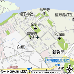 徳島県阿南市黒津地町末広37周辺の地図