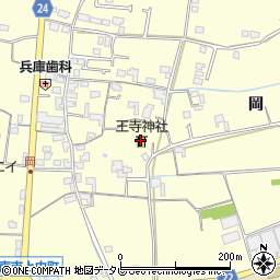 王寺神社周辺の地図