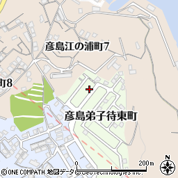 山口県下関市彦島弟子待東町3-3周辺の地図