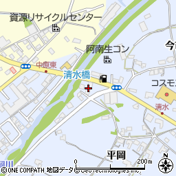 スバル自動車株式会社　阿南店周辺の地図
