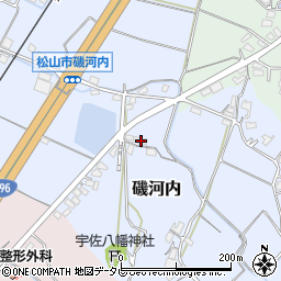 愛媛県松山市磯河内甲-356周辺の地図