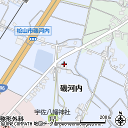 愛媛県松山市磯河内甲-357周辺の地図