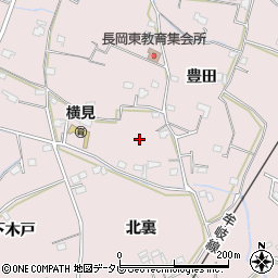 徳島県阿南市横見町長岡東周辺の地図
