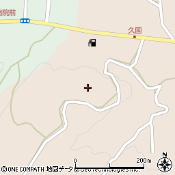 徳島県勝浦郡勝浦町久国馬場周辺の地図