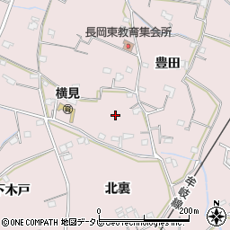 徳島県阿南市横見町（長岡東）周辺の地図