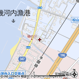 愛媛県松山市磯河内甲-257-8周辺の地図
