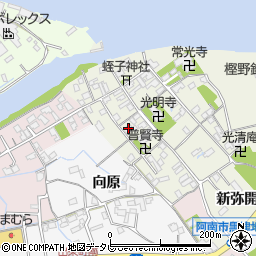 徳島県阿南市黒津地町末広周辺の地図