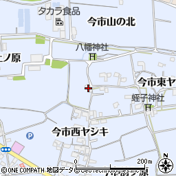 徳島県阿南市宝田町今市西ヤシキ33周辺の地図