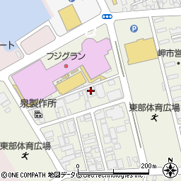 宇部構内タクシー株式会社　事務所周辺の地図