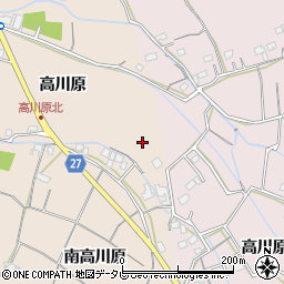 徳島県阿南市柳島町（高川原）周辺の地図