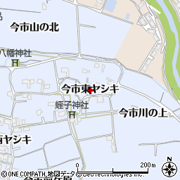 徳島県阿南市宝田町今市東ヤシキ周辺の地図